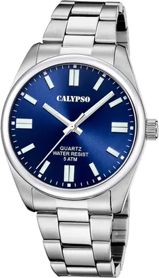Produktbild von Calypso K5862/3 Herrenarmbanduhr Quarz Stahl/Blau