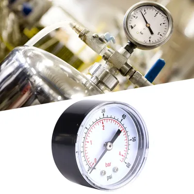Image de Manomètre à raccord arrière, manomètre axial, manomètre d'air, manomètre d'eau, manomètre 1/8 BSPT
