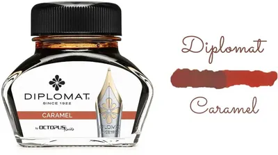 Produktbild von Tintenglas Karamell Braun 30ml