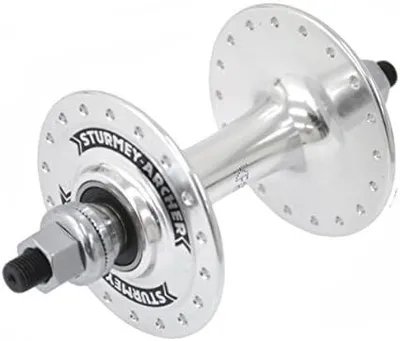 Produktbild von STURMEY ARCHER Nabe Vorderrad Bahn - Fixie Hochflansch 32 Loch silber