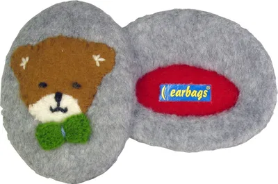 Produktbild von (( earbags | TEDDYBÄR Ohrenwärmer, Grau , small