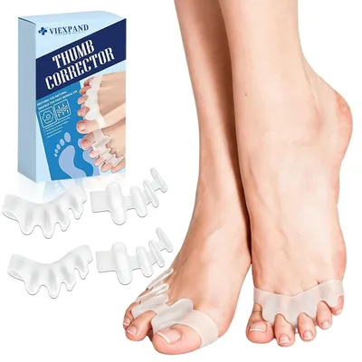 Productafbeelding van Set van 4 Silicone Tussenruimte Correctors voor Tenen