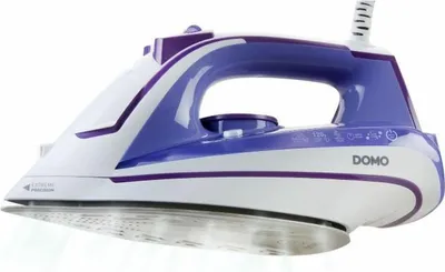 Produktbild von Domo DO7052S, Dampfbügeleisen, Keramik-Bügelsohle, 120 g/min, Weiß, 40 g/min, 0,3 l