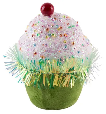 Immagine prodotto di Decorazione MagicHome Natale Candy Line, muffin, verde, sospeso, 7x7x11 cm