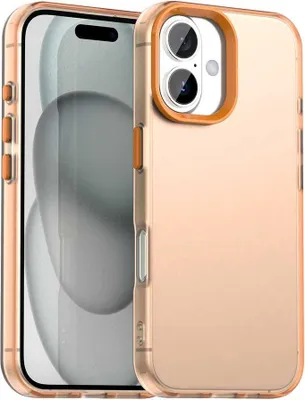 Produktbild von Mobigear Crystal iPhone 17 Hülle Hardcase Backcover - Orange