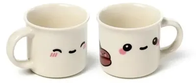 Zdjęcie produktu dla Filiżanki porcelanowe do espresso Foodiemals 2szt - Puckator