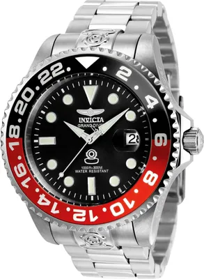 Produktbild von Invicta Grand Diver 21867 - Pánské Náramkové Hondiky - Automatické - Nerezová ocel s černým ciferníkem - 47mm