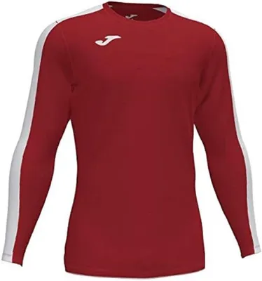 Produktbild von Joma Academy Langarm-T-Shirt, für Herren, Rot-Weiß, XL