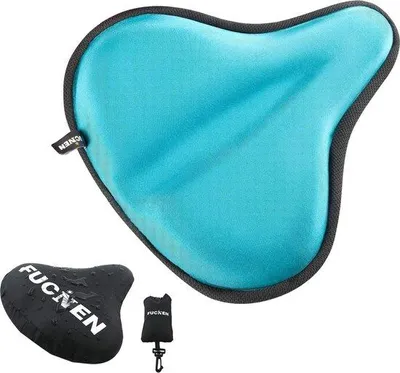 Produktbild von Famanu Fahrradsattelbezug Himmelblau - 27 x 25 cm, weich und komfortabel