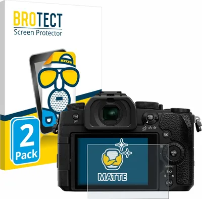 Produktbild von 2x BROTECT Schutzfolie für Panasonic Lumix DC-G91 Displayschutz Displayschutzfolie Folie Matt Entspiegelungsfolie