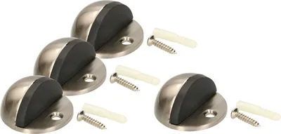 Immagine prodotto di KOTARBAU® Set di 4 fermaporta per montaggio a pavimento per limitare il movimento della porta 45x25 mm Raso