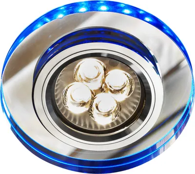 Produktbild von Einbauleuchte Ss-23 mit GU10-Sockel, 2,1W LED-Streifen und Zweikreisschaltung, Breite 9 cm