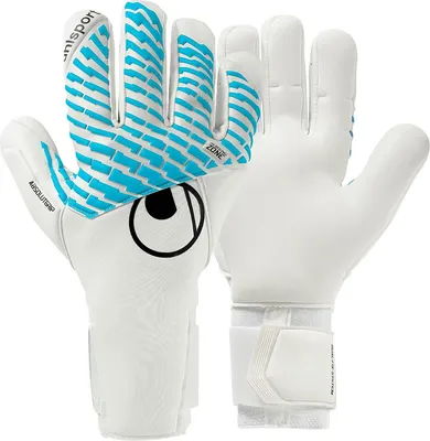 Produktbild von Uhlsport Fm Cybertec Absolutgrip Hn Torwarthandschuhe - Weiß / Hellblau / Schwarz