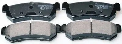 Produktbild von DENCKERMANN B111235 Bremsbeläge Satz Hinten Bremsklötze für CHEVROLET NUBIRA Kombi für DAEWOO LACETTI Schrägheck (KLAN)