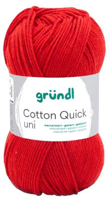 Zdjęcie produktu dla Gründl Bawełna quick uni, 50g. 100% bawełna, merceryzowana, szydełkowa i dziewiarska, 50g / 125 m, NS 3-4 120