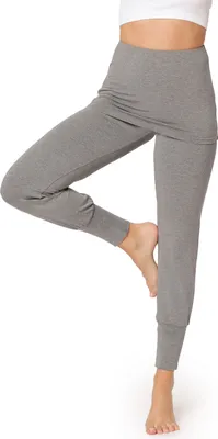 Produktbild von Bellivalini Damen Yogahose mit Rock Lang Bequeme Yoga Hose BLV50-275 (Medium Melange, XXL)