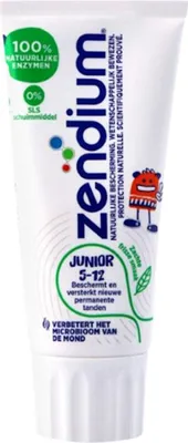 Obrázek produktu pro Zubní pasta Zendium Junior pro děti od 5 do 12 let, 75 ml