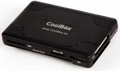 Produktbild von CoolBox Externer Kartenleser CRE-065A Schwarz