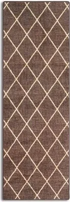 Produktbild von Teppich-Läufer auf Maß Cosenza Braun Breite: 80 cm, Länge: 100 cm