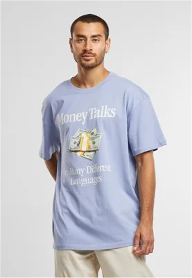 Produktbild von Herren-T-Shirt Mr. Tee Money Talks, Oversize-Passform, Farbe: violablue, Größe: M