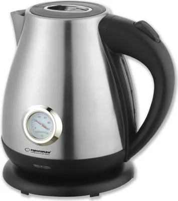 Produktbild von Esperanza EKK029 Wasserkocher mit Thermometer 1,7 L 2200 W Inox