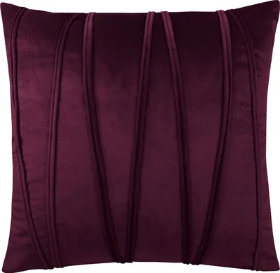 Produktbild von Domarex r Kissenbezug 45x45 cm Velvet Premium – Weicher Samt, Dekorativ - Pflegeleicht – Perfekt für Wohnzimmer & Schlafzimmer - Lila