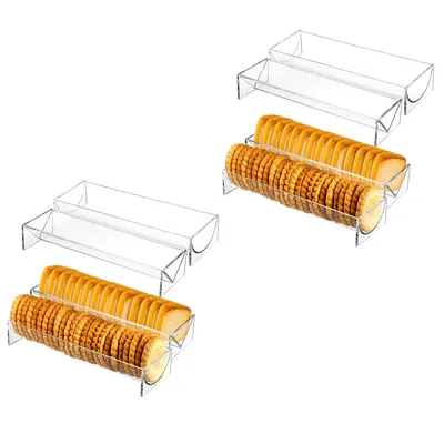 Produktbild von 8er Cracker Serviertablett,transparentes Macaron Präsentationstablett,für Zuhause, Partys,Veranstaltungenv
