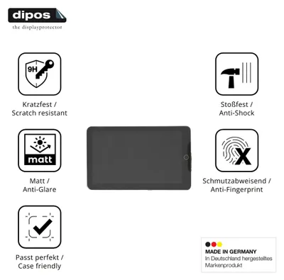 Image de 2x Protection ecrán pour Xhorse Dolphin II mat Verre souple Film Protecteur 9H dipos