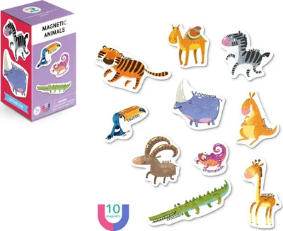 Obrázok produktu pre DODO Magnetická hra - Zvieratká