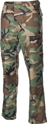 Produktbild von MFH US Kampfhose, BDU, Knie- und Gesäßverstärkung, woodland