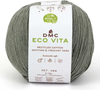 Produktbild von DMC Eco Vita, Handwerk, Olive, Baumwolle, 250 m, Baumwolle, 100%, 4 - 5