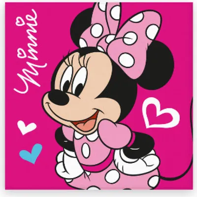 Produktbild von Disney Minnie Love Handtuch, Waschlappen, Handtuch 30x30cm