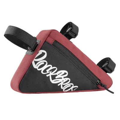 Immagine prodotto di ROCKBROS Borsa a triangolo per bicicletta Borsa portatile per telaio MTB idrorepellente 0,8L rosso