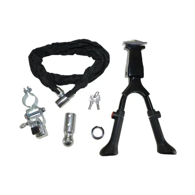 Image de CMX® vélo Set II antivol vélo + béquille bipied + attache remorque