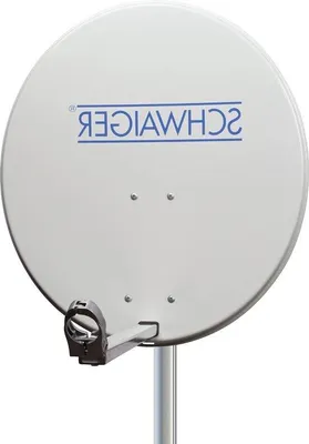 Zdjęcie produktu dla Antena satelitarna aluminiowa - antena satelitarna offsetowa - 62 cm, jasnoszara