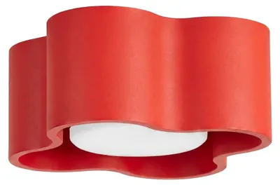 Productafbeelding van Plafondlamp OVIO 1 rood Gx53 1xGx53 10W aluminium 6x12x12cm Sollux Lighting