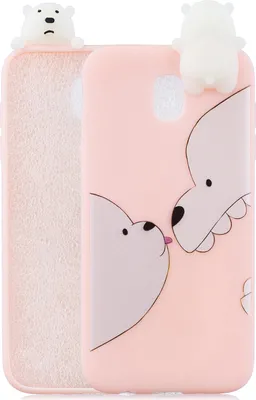 Produktbild von Für Redmi 8A 3D Cartoon Malerei Back Cover Soft TPU Handytasche Shell Großer weißer Bär