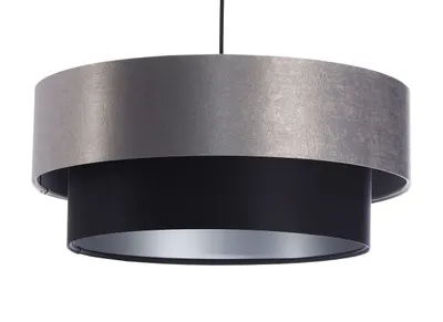 Zdjęcie produktu dla Lampa wisząca DOUBLE 40 czarna/szara