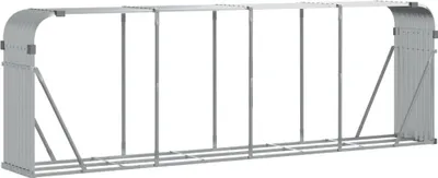 Obrázek produktu pro Stojan na dřevo stříbrný 300 x 45 x 100 cm pozinkovaná ocel