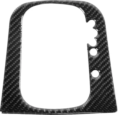 Imagen del producto de Cubierta decorativa para palanca de cambios de fibra de carbono, para el interior del automóvil, tipo "Car"