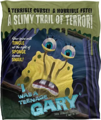 Produktbild von SpongeBob SquarePants - "Teenage Gary" Decke, Seidig, Supersoft TV24070 (Einheitsgröße) (Bunt)