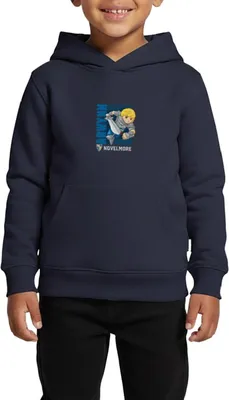 Produktbild von Spreadshirt PLAYMOBIL Novelmore Charakter Arwynn Kinder Premium Hoodie, 122/128 (6 Jahre), Navy