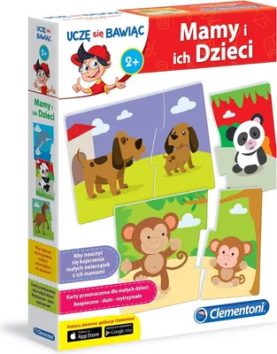 Zdjęcie produktu dla Gra edukacyjna dla najmłodszych dzieci Mamy i ich dzieci Clementoni