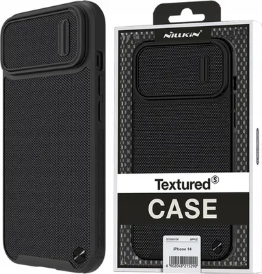 Immagine prodotto di Nillkin Custodia S testurizzata Custodia per Iphone 14 Pro Max con copertura della fotocamera Nero