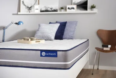 Obrázek produktu pro Actimemo pur matrace 90x220cm, paměťová pěna, stupeň tuhosti 4, výška : 20 cm, 3 komfortní zóny