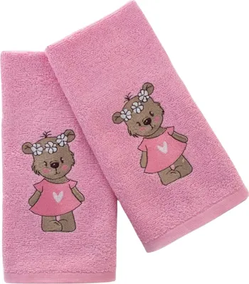 Immagine prodotto di Asciugamano per bambini LILI 30x50 cm rosa