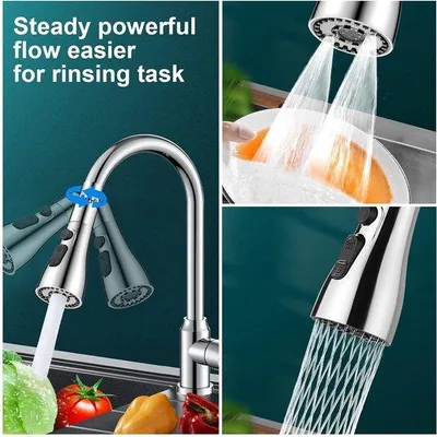 Produktbild von Famanu Wasserersparendes Aufsatzstück für Wasserhahn - Edelstahl