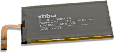 Produktbild von vhbw Akku kompatibel mit Blackberry SQC100-4, SQC100-5 Handy Smartphone Telefon (2500 mAh, 3,8 V, Li-Polymer)