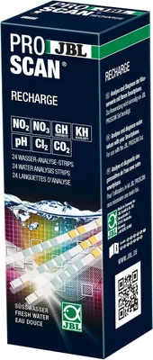 Productafbeelding van Wateranalyse teststrips voor zoetwateraquarium - 24 strips - navulverpakking