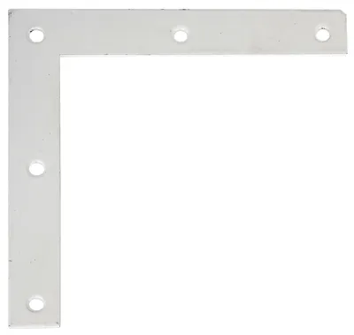 Produktbild von Alberts 25 x Möbelwinkel 75 x 75 x 12 mm – verzinkt, Montagewinkel & Stuhlwinkel